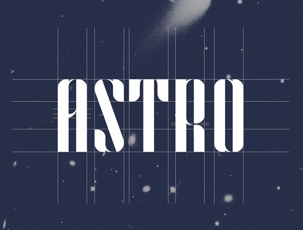 astro个性标识手写英文字体下载