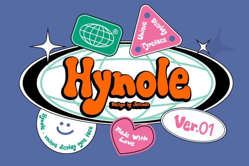 Hynole私人手写标签英文字体下载插图