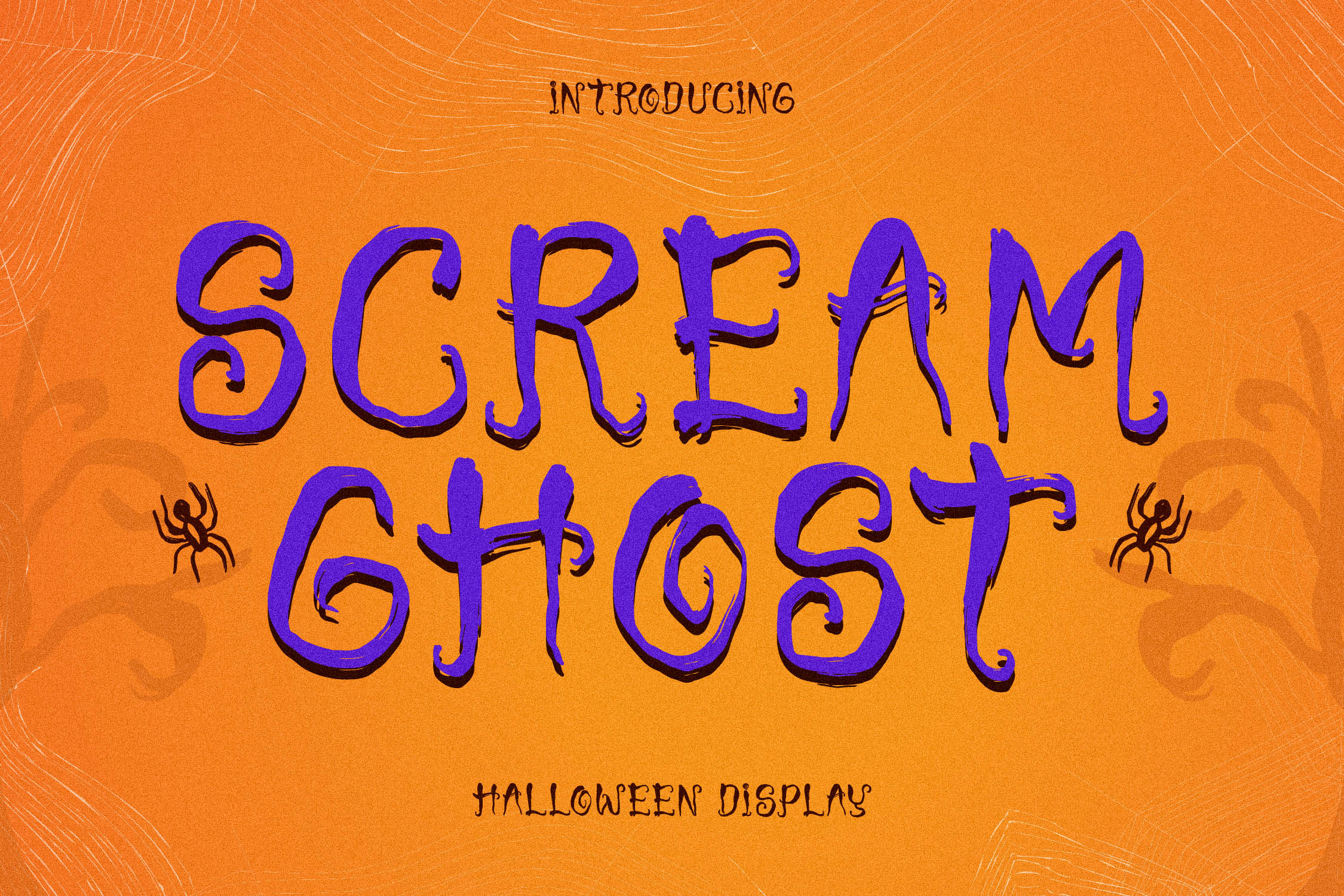 Scream Ghost恐怖电影游戏哥特英文字体下载插图