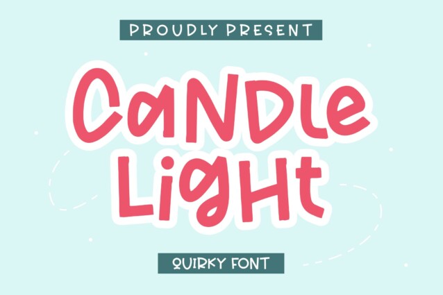 Candle-Light 可爱手写英文字体下载