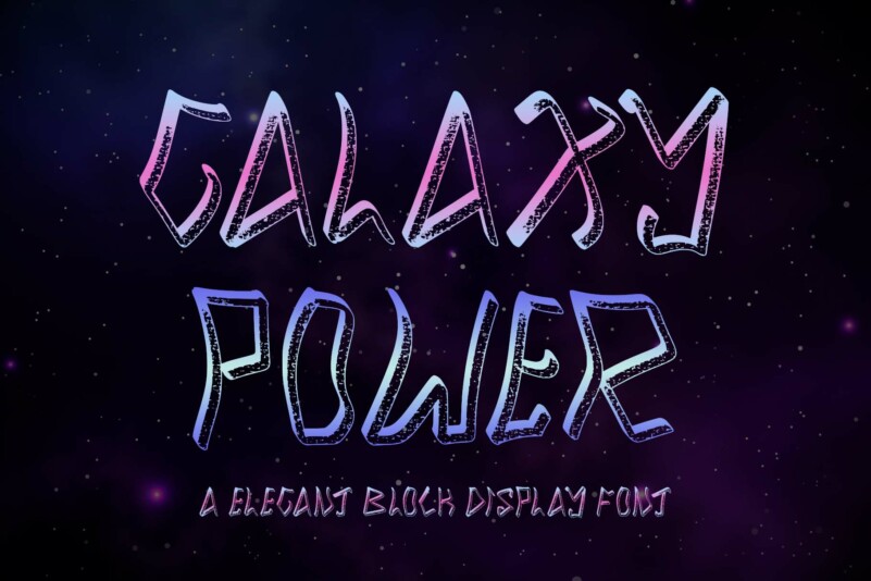 Galaxy-Power创意个性哥特英文字体下载插图