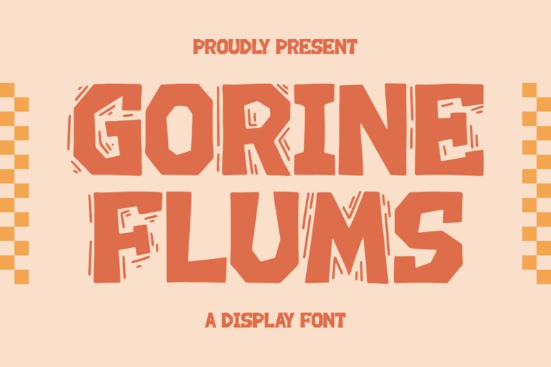 GORINE-FLUMS马克笔力量手写英文字体下载插图