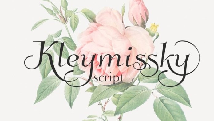 kleymissky时尚个性纹身花式英文字体下载插图