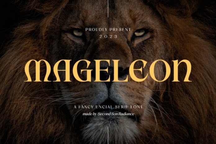 mageleon电影海报宣传衬线英文字体下载插图
