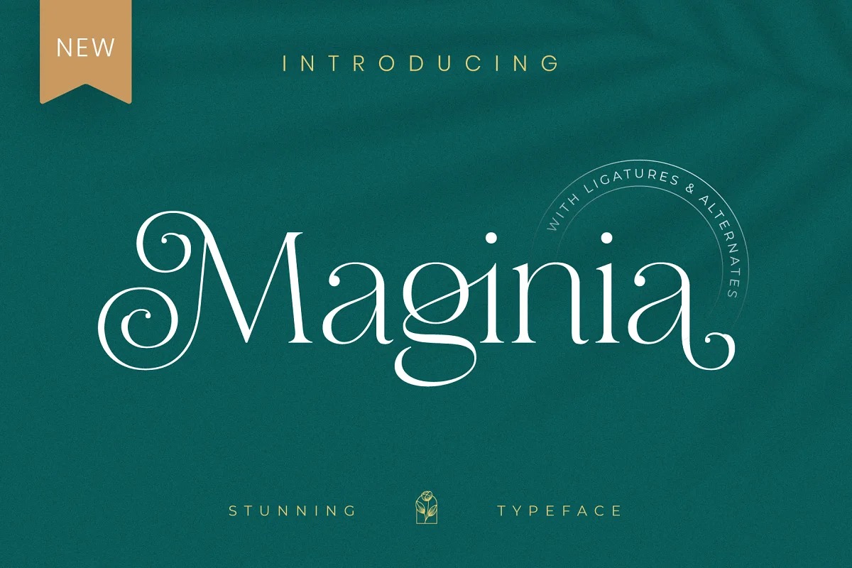 Maginia现代经典衬线英文字体下载插图