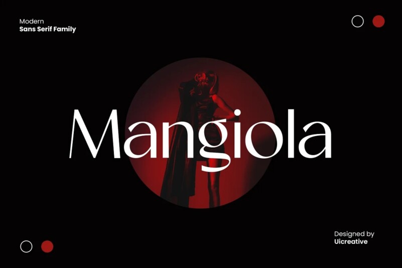 Mangiola封面简洁无衬线英文字体下载插图
