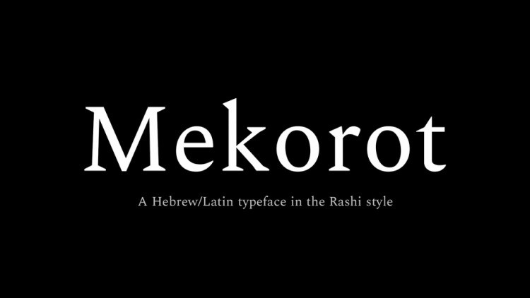 Mekorot科技感衬线英文字体下载插图