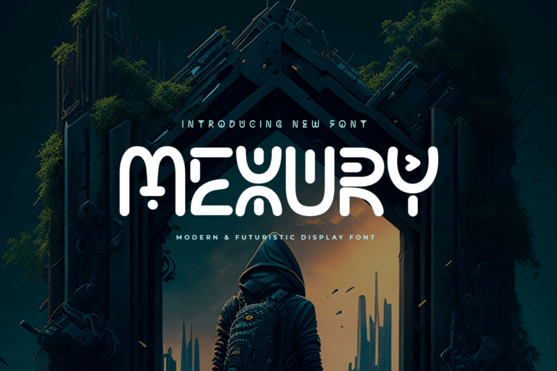 MEXURY个性电影游戏哥特英文字体下载插图