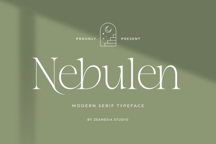 nebulen时尚优雅衬线英文字体下载插图