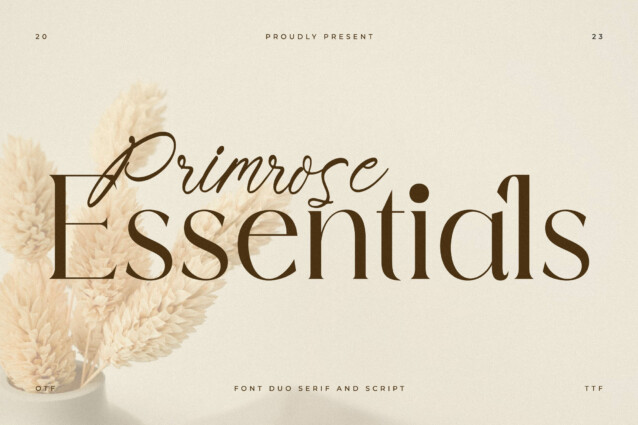 Primrose Essentials手写衬线英文字体下载插图