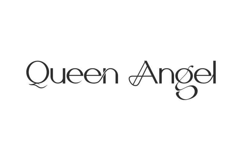 QueenAngel简洁大气logo无衬线英文字体下载插图
