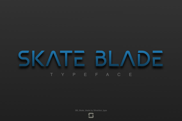 Skateblade大气无衬线英文字体下载插图