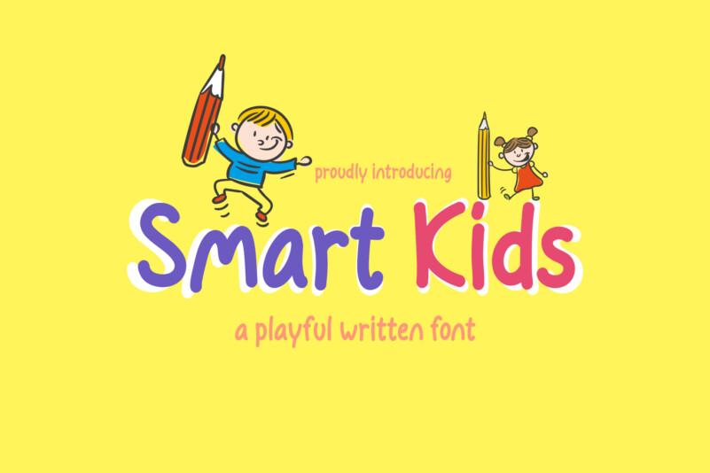 Smart-Kids婴童品牌手写英文字体下载插图