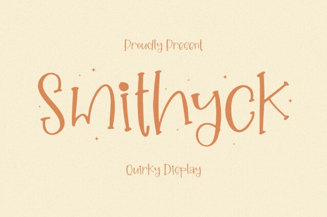 Smithyck活泼可爱手写英文字体下载插图