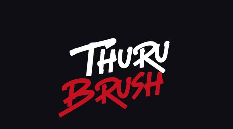 ThuruBrush动感大气笔刷书法英文字体下载插图