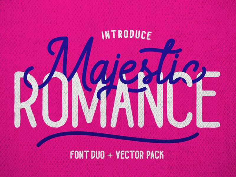 Majestic Romance浪漫手写英文字体免费下载插图