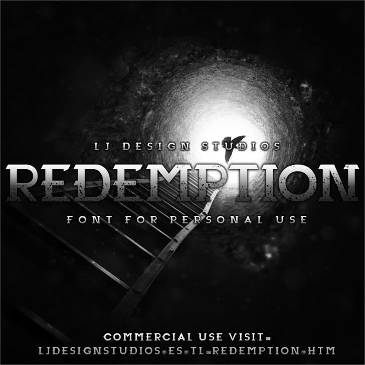 Redemption电影标题衬线英文字体免费下载插图