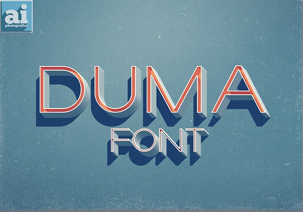 Duma简洁秀气无衬线英文字体下载插图
