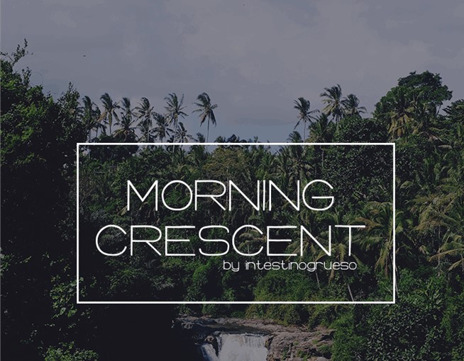 MorningCrescent简洁明信片无衬线英文字体下载插图