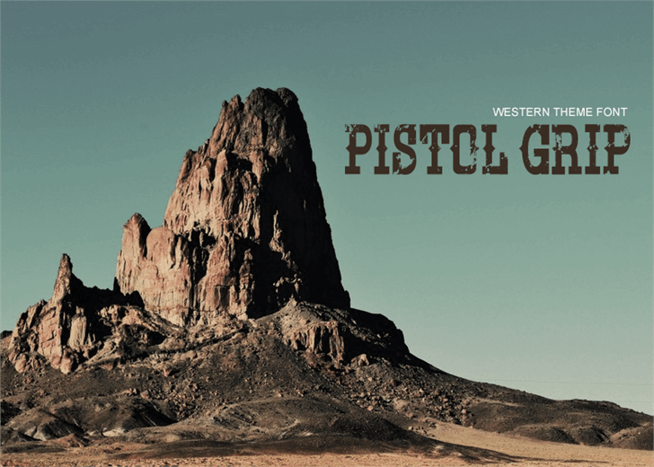 PistolGrip西方古老的哥特英文字体免费下载插图