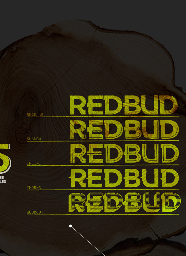 redbud多样化无衬线英文字体免费下载