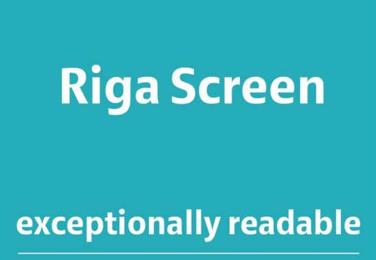 RigaScreen-Regular现代无衬线标题英文字体下载插图