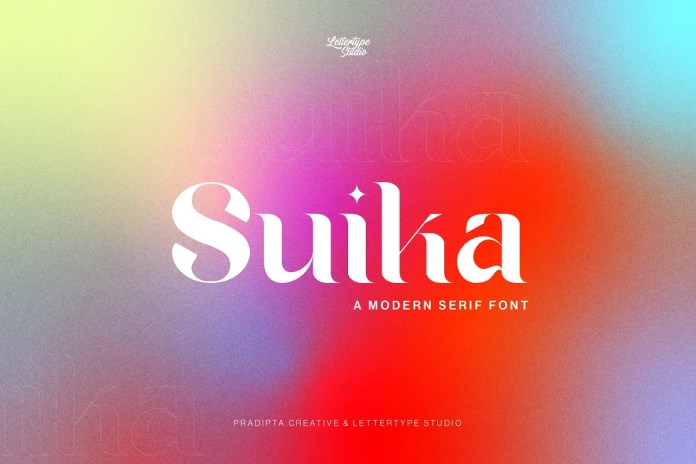Suika现代无衬线logo设计英文字体下载插图