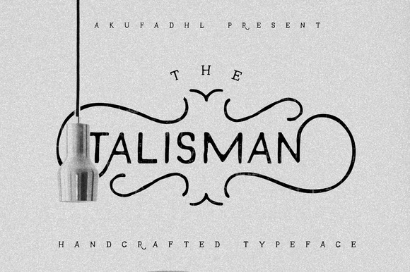 Talisman个性创意logo手写英文字体下载插图