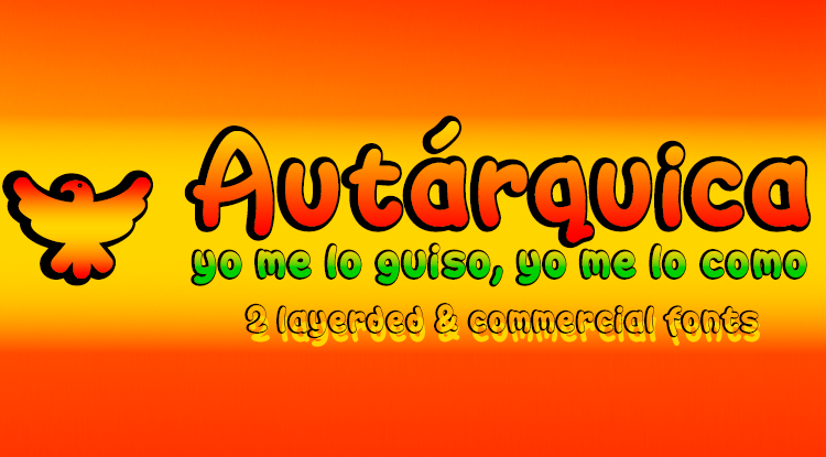 Autarquica卡通可爱手写英文字体下载插图