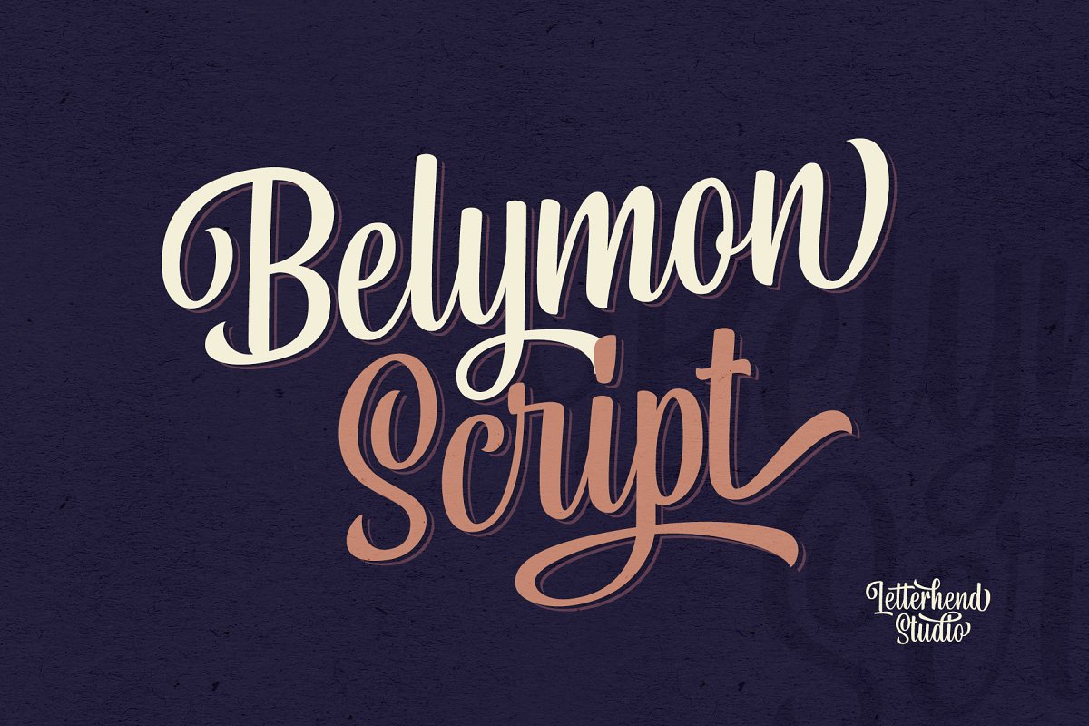 Belymon简洁日常手写英文字体下载插图