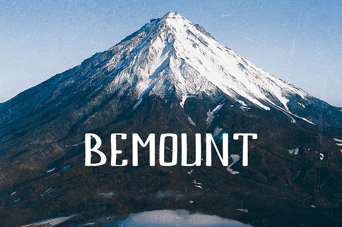 Bemount个性手写标题英文字体下载插图