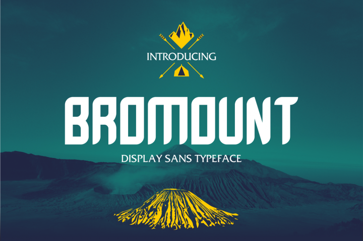 Bromount个性无衬线标题英文字体下载插图