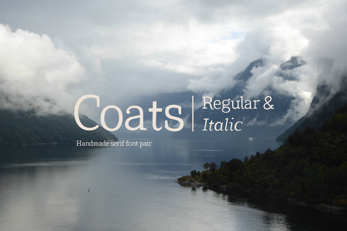 Coats经典传统衬线免费英文字体下载插图