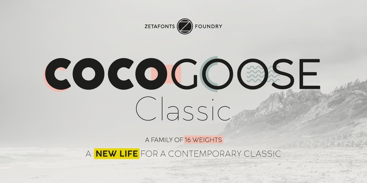Cocogoose经典无衬线免费英文字体下载插图