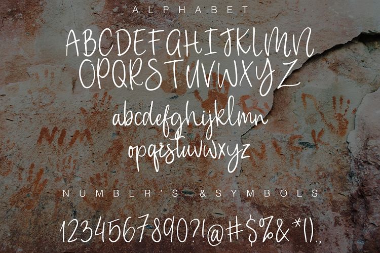 customcraft随性手写英文字体免费下载