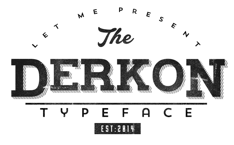 Derkon传统衬线logo英文字体下载插图