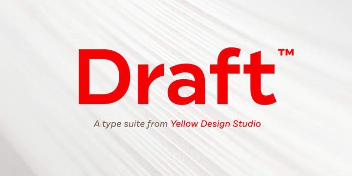 Draft经典简洁设计师logo无衬线英文字体下载插图
