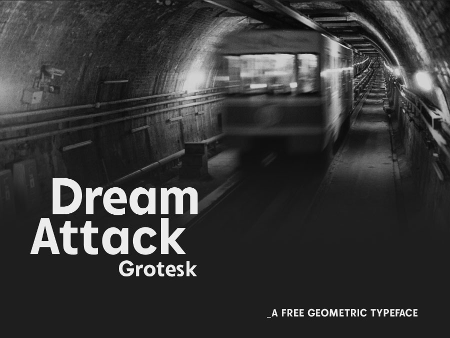 Dream Attack Grotesk经典无衬线英文字体下载插图