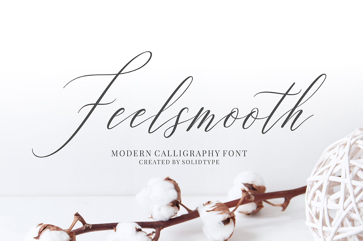 feelsmooth优雅时尚书法英文字体免费下载