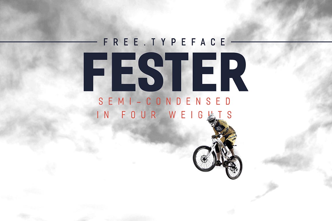Fester现代无衬线标题英文字体下载插图