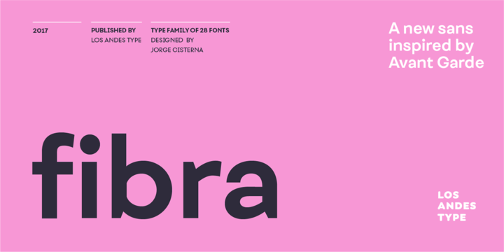 Fibra现代简洁无衬线英文字体下载插图