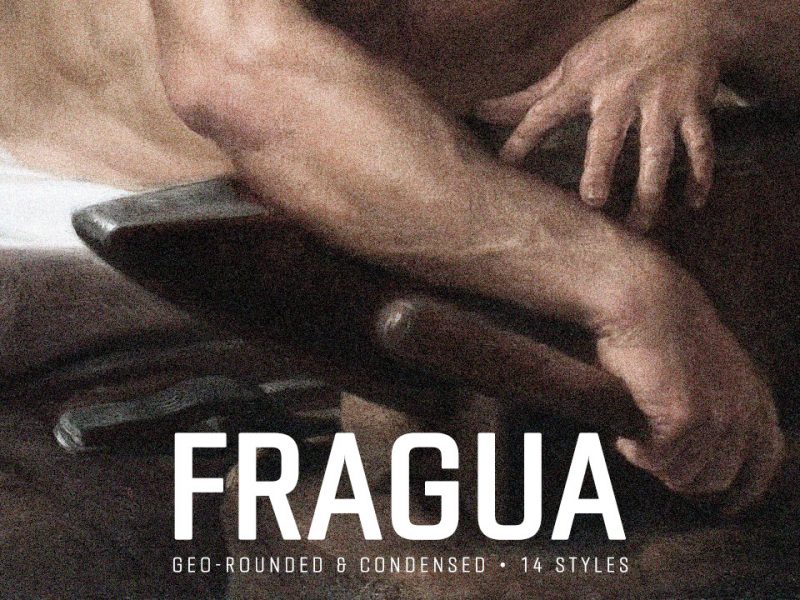 Fragua圆角海报标题无衬线英文字体下载插图
