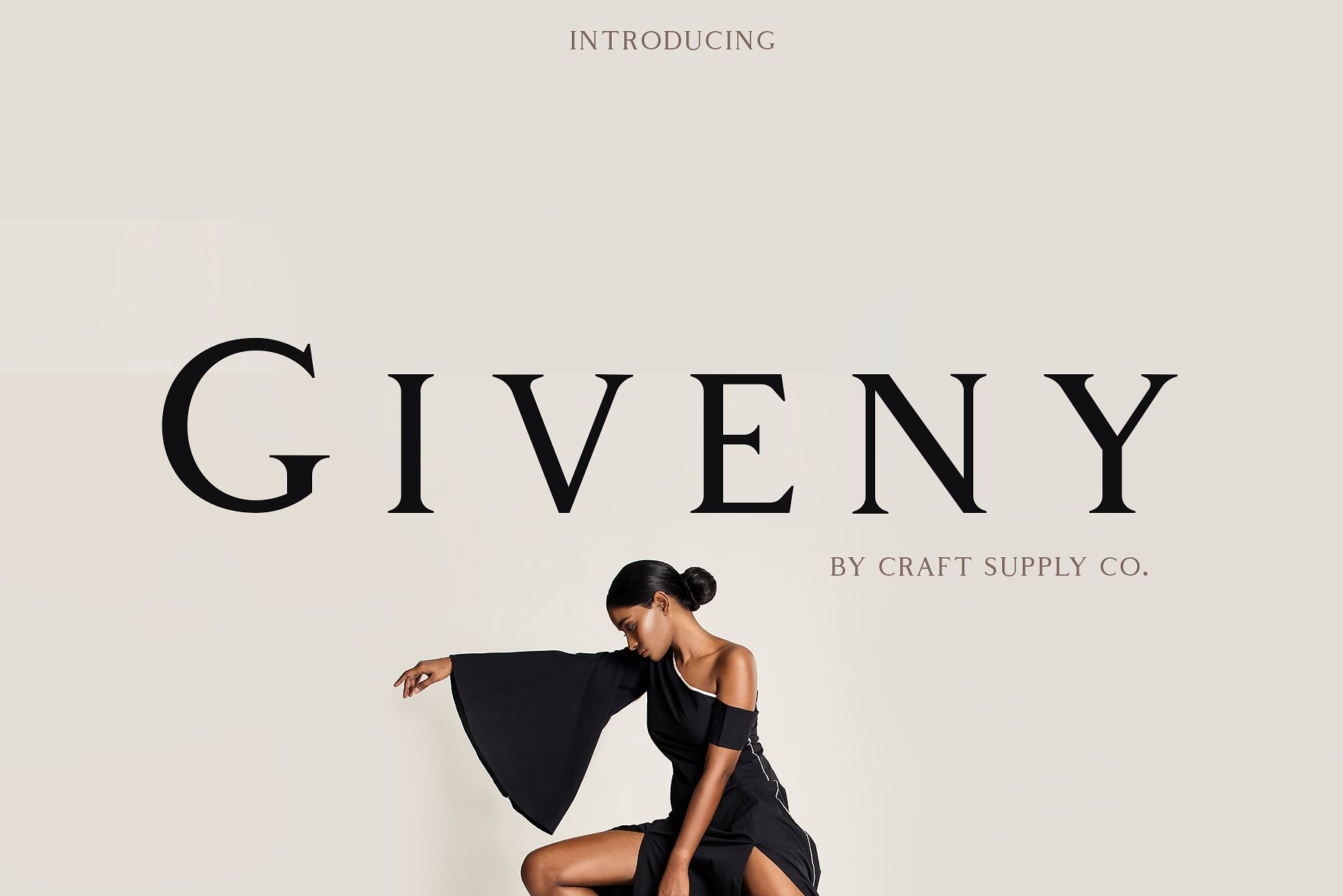 Giveny时尚杂志标题衬线英文字体下载插图
