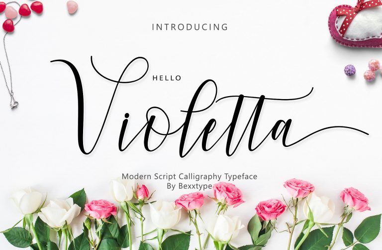 Violetta Script现代时尚好看的手写英文字体下载插图