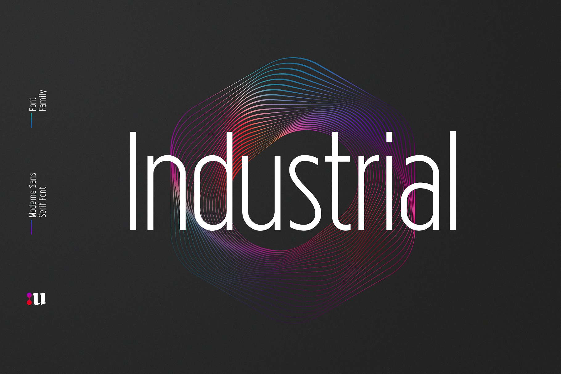 IndustrialSans现代简洁无衬线英文字体下载插图