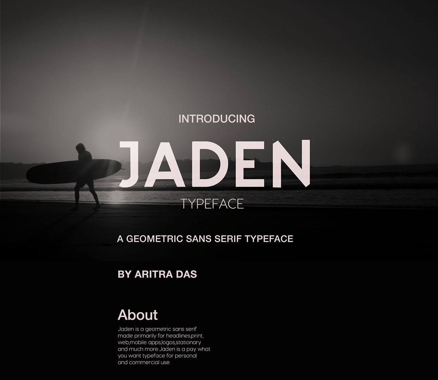 Jaden现代休闲无衬线英文字体免费下载插图