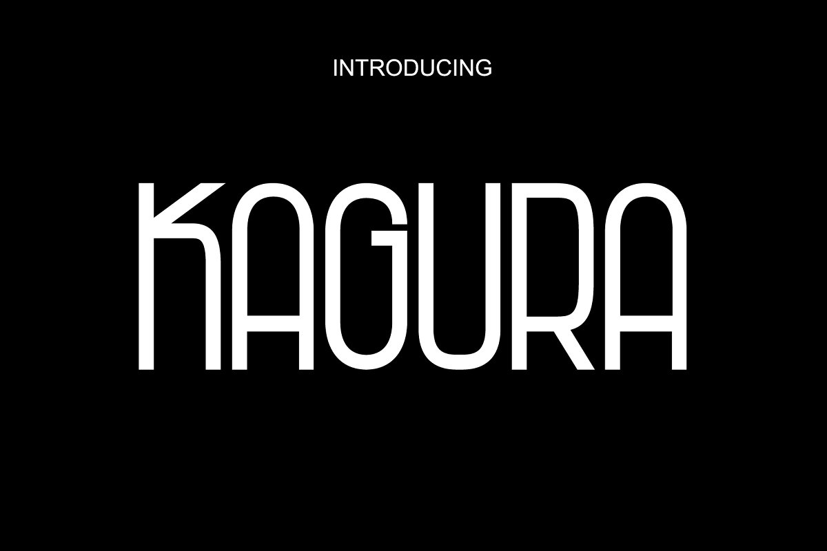 Kagura圆角个性简洁无衬线英文字体下载插图