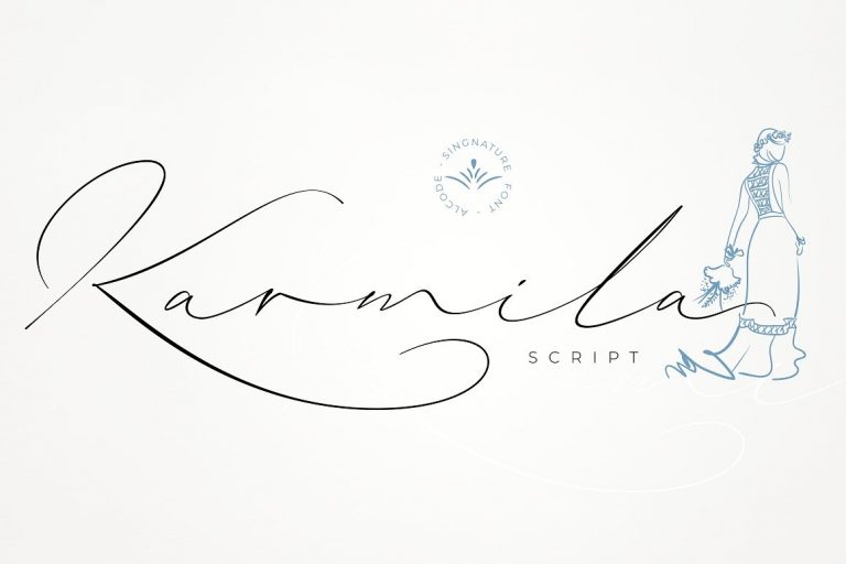 Karmila Demo Version设计师手写英文字体免费下载插图