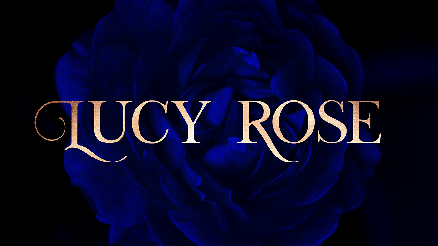 LucyRose优雅衬线logo英文字体下载插图
