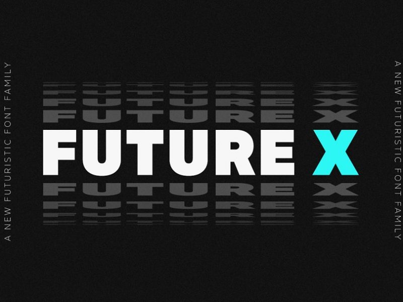 MADE Future X海报标题现代无衬线英文字体下载插图